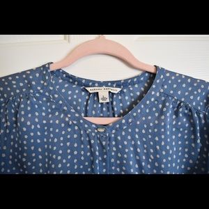 Polka Dot Silk Blouse